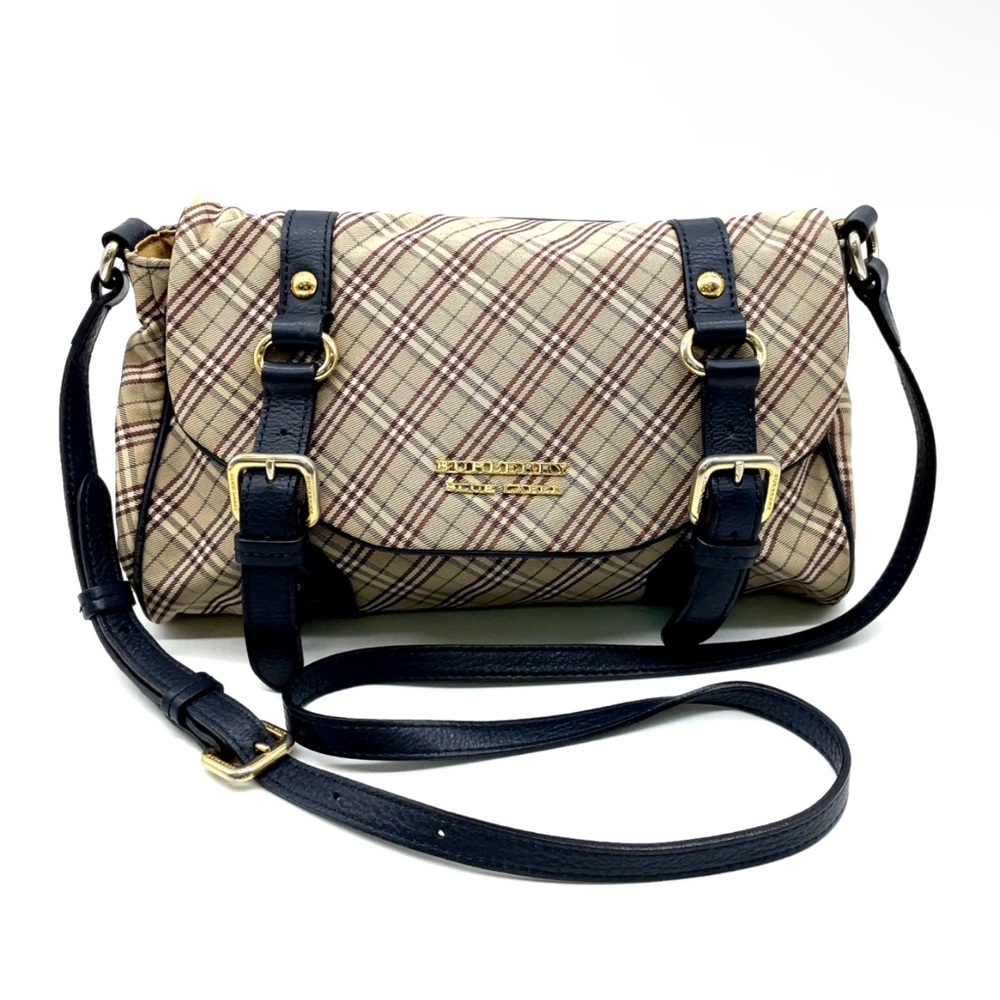 Burberry Blue Label canvas and leather cross body bag - Picture 4 of 16